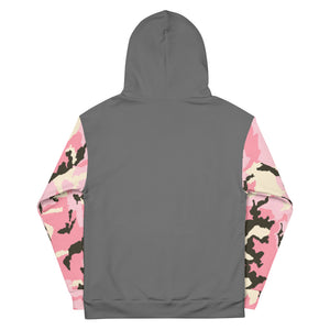 'Pink Camo' unisex hoodie