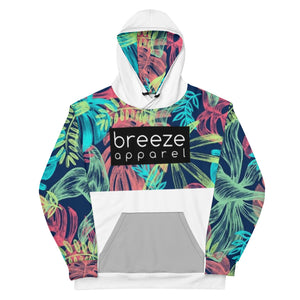 'Neotropical' unisex hoodie (white)