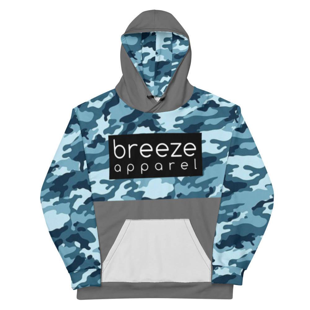 'Navy Camo' unisex hoodie