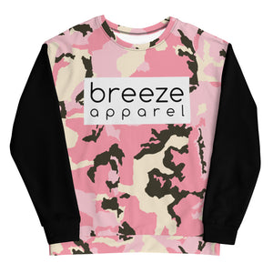 'Pink Camo' unisex sweatshirt