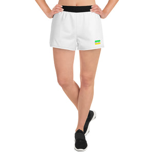 'Jamaican Logo' women's athletic shorts (white)