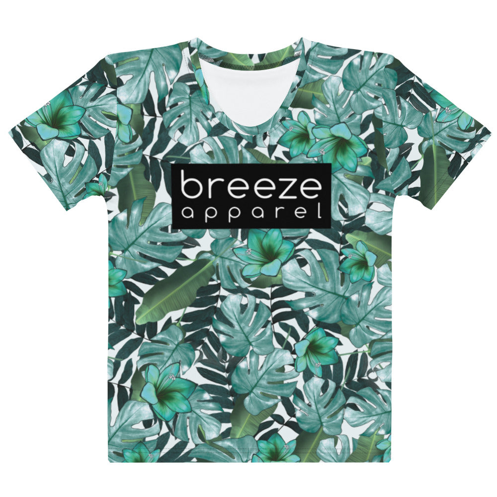 'Flora Verde' women's all-over t-shirt