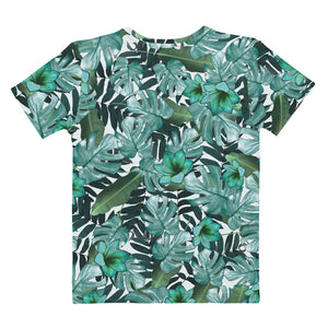 'Flora Verde' women's all-over t-shirt