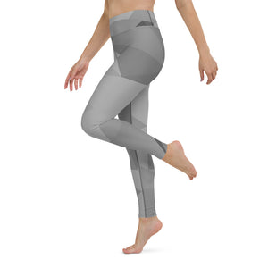 'GRIS' full-length yoga leggings