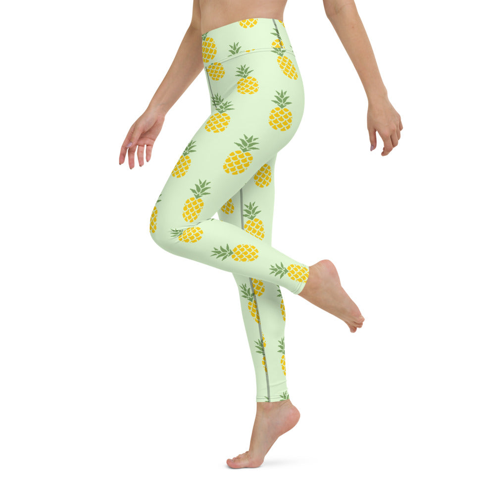 'La Piña' full-length yoga leggings