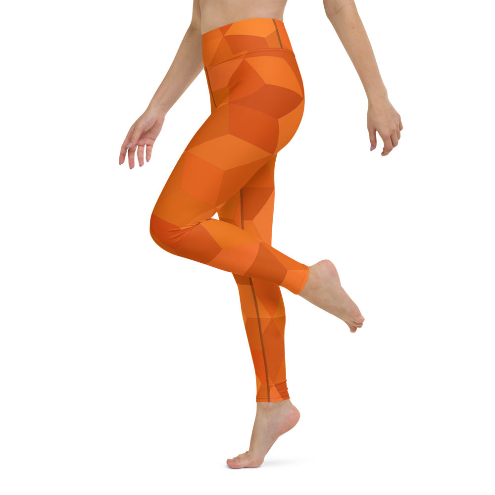 'NARANJA' full-length yoga leggings