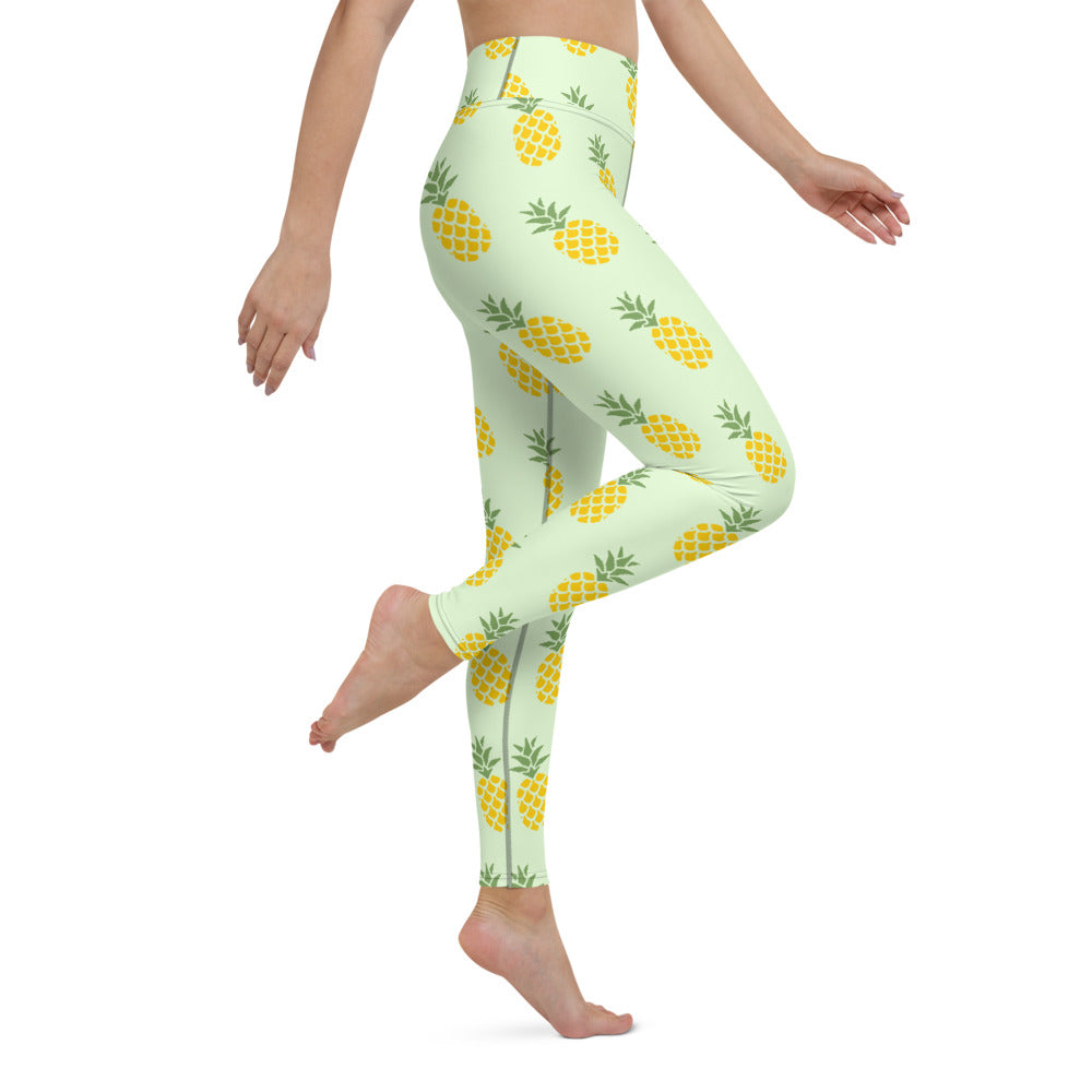 'La Piña' full-length yoga leggings