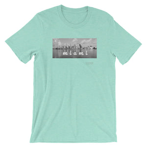 'Miami, Florida' unisex short-sleeved shirt (19 colors)