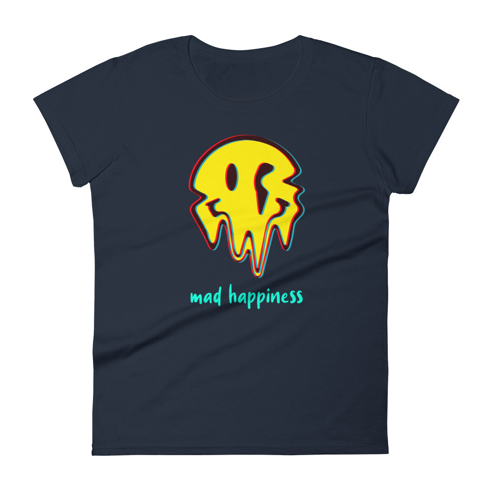 'Mad Happiness' women's short-sleeved shirt