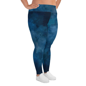 'Universum' plus-size yoga leggings
