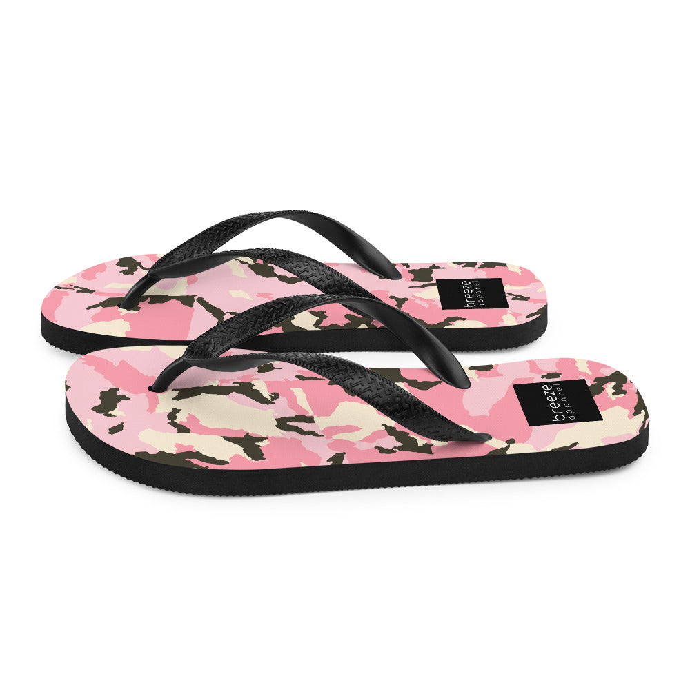 'Pink Camo' sandals
