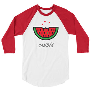 'Sandía' unisex 3/4-sleeved shirt