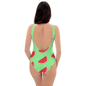 'Sandías' one-piece swimsuit