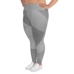 'GRIS' plus-size yoga leggings