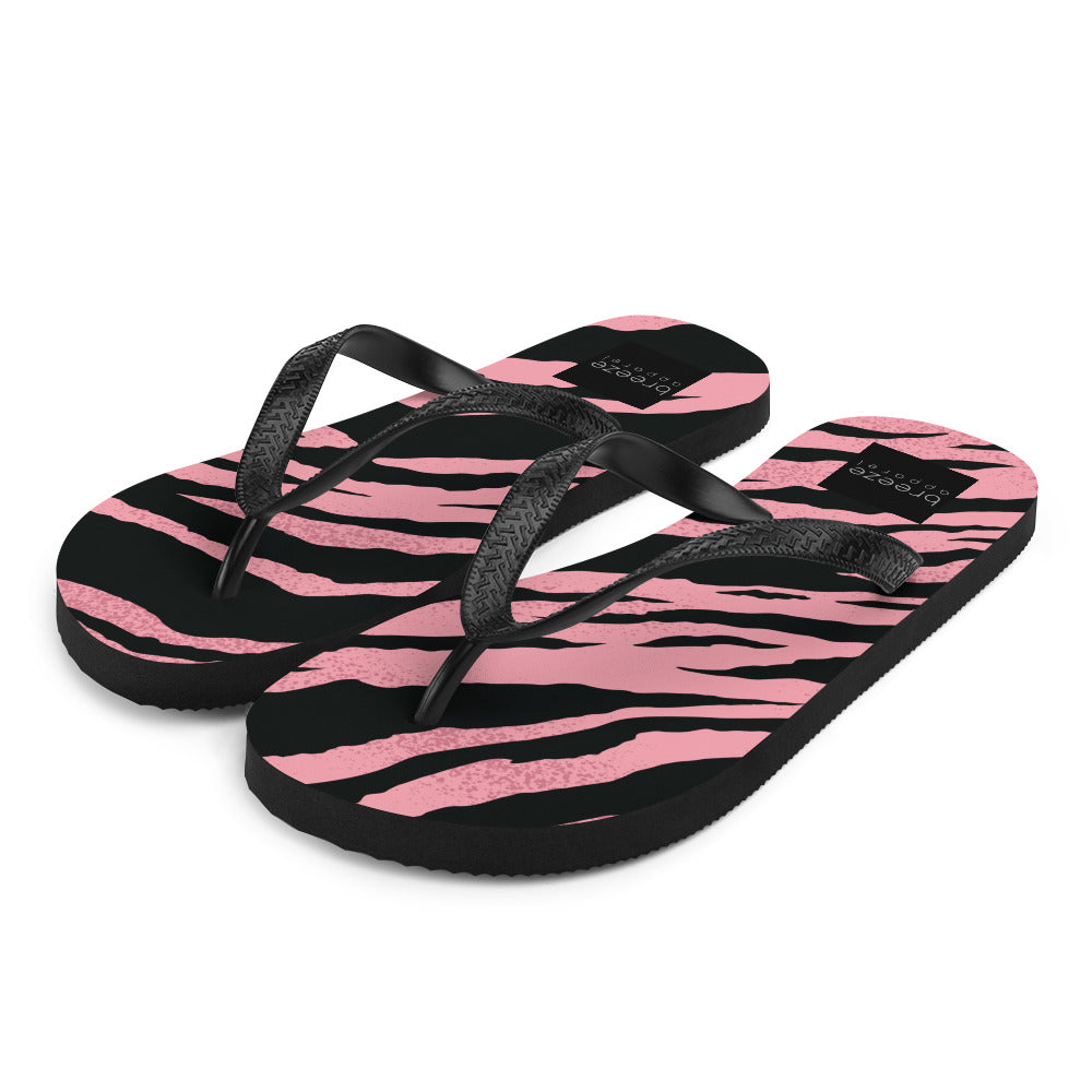 'Pink tiger' sandals