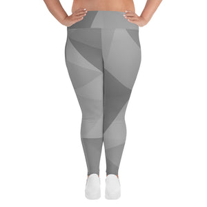 'GRIS' plus-size yoga leggings