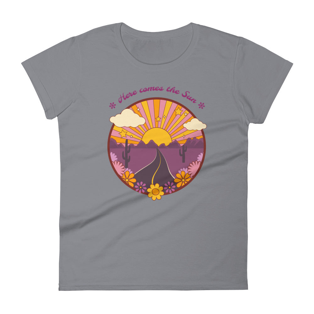 'Here comes the Sun' women's short-sleeved t-shirt