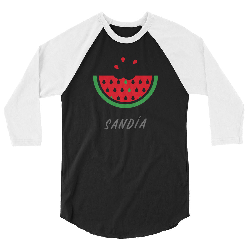'Sandía' unisex 3/4-sleeved shirt