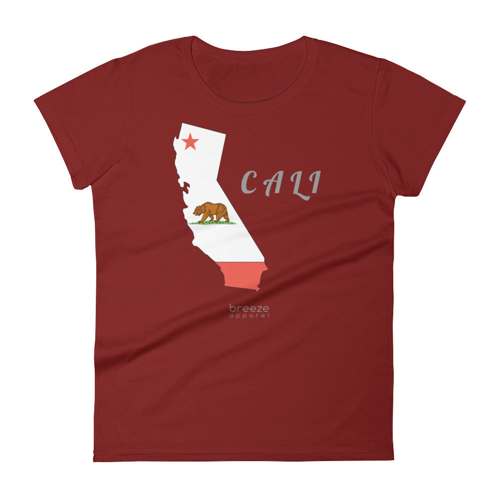 'Cali' women's short-sleeved shirt (16 colors)