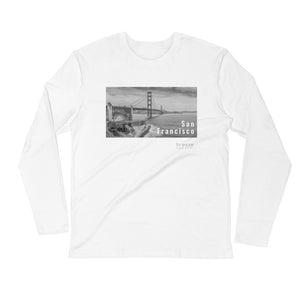 'San Francisco, California' unisex long-sleeved shirt (slim fit)