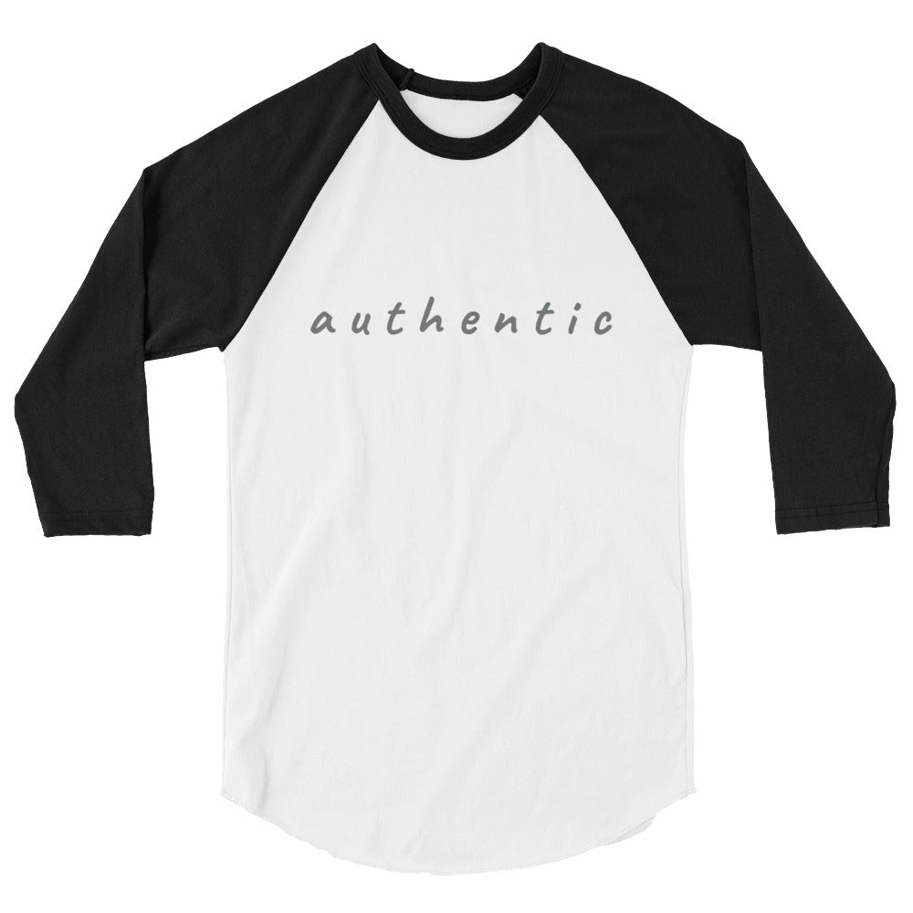 "authentic" unisex 3/4-sleeved shirt