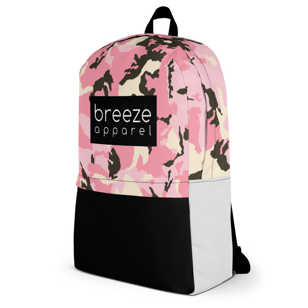'Pink Camo' backpack