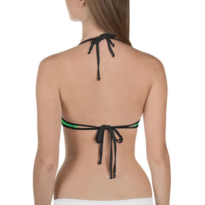'Emeralds' bikini top