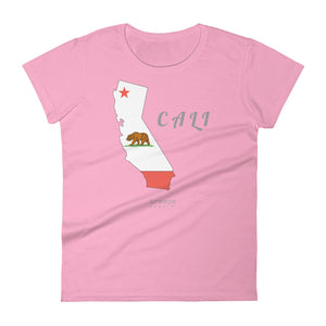 'Cali' women's short-sleeved shirt (16 colors)