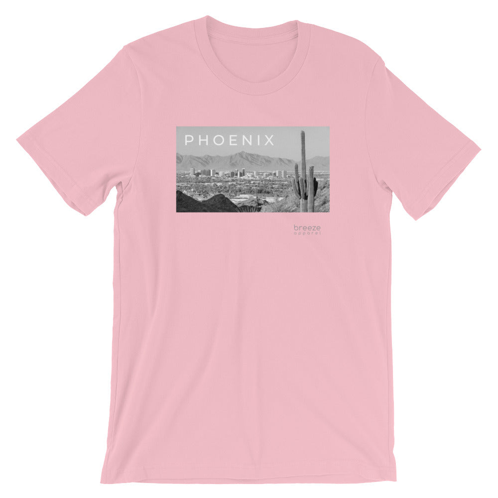 'Phoenix, Arizona' unisex short-sleeved shirt (19 colors)