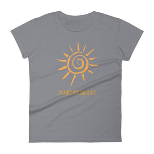 'You are my sunshine' women's short-sleeved shirt