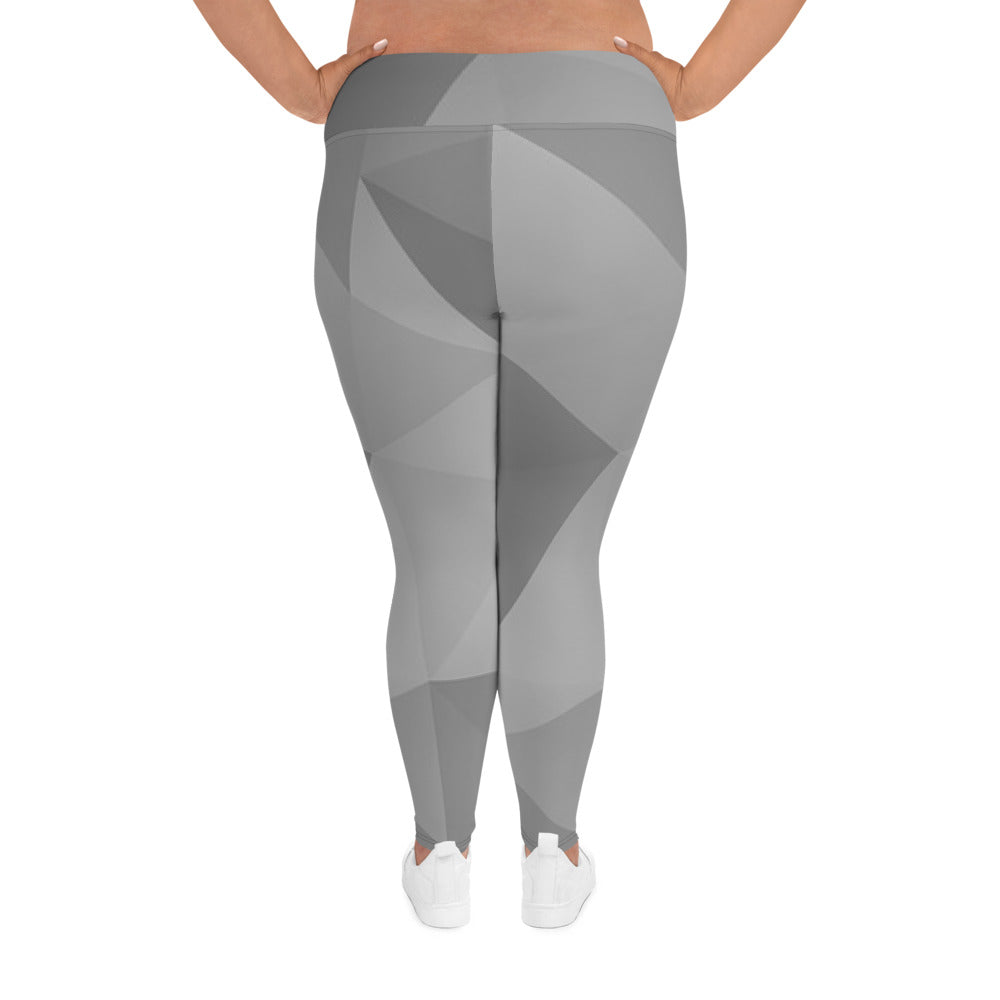 'GRIS' plus-size yoga leggings