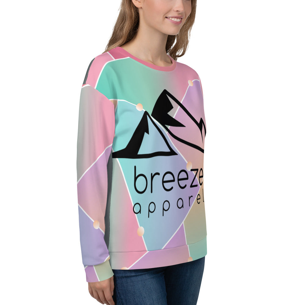 'Iridescent Glass' unisex sweatshirt