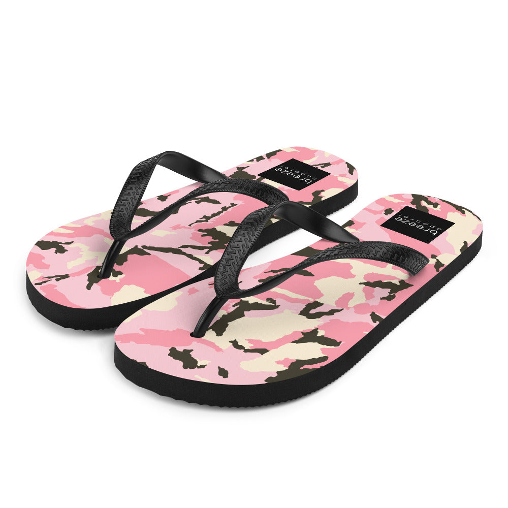 'Pink Camo' sandals