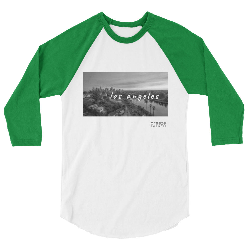 'Los Angeles, California' unisex 3/4-sleeved shirt