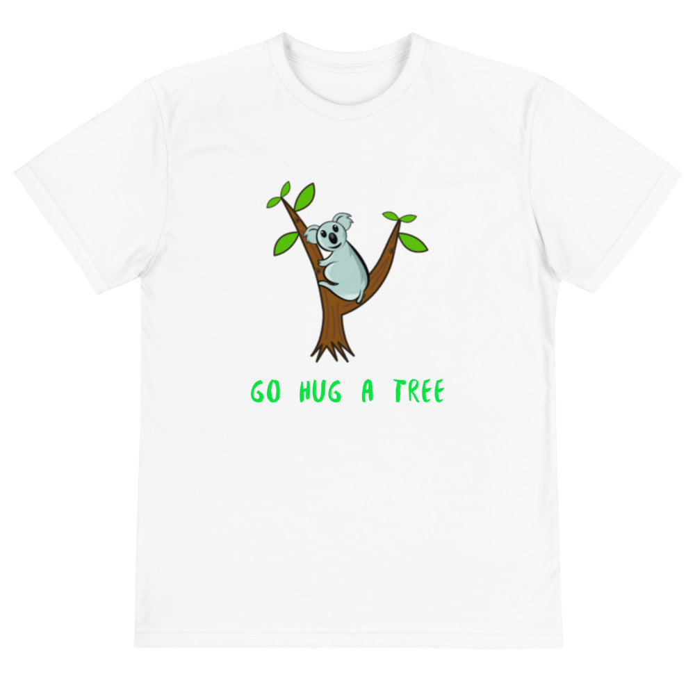 'Go hug a tree' unisex eco tee
