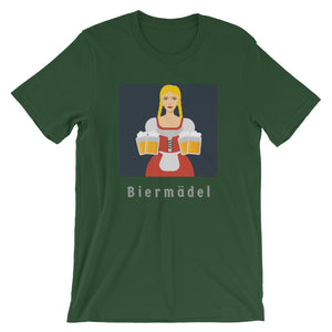 'Biermädel' unisex short-sleeved shirt