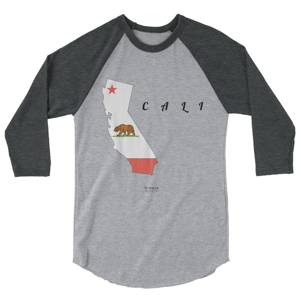 'Cali' unisex 3/4-sleeved shirt