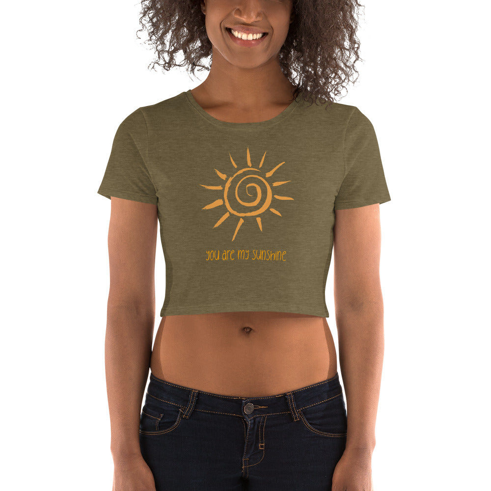 'You are my sunshine' crop top