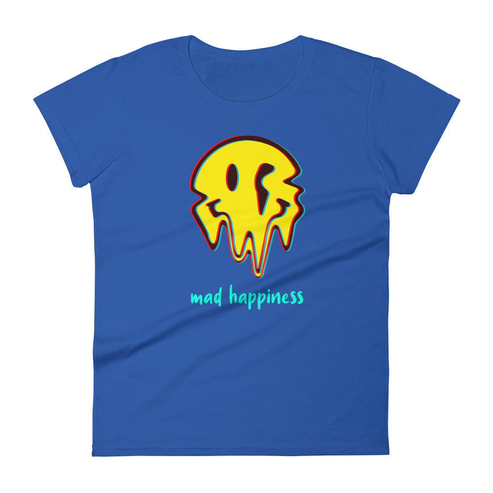 'Mad Happiness' women's short-sleeved shirt