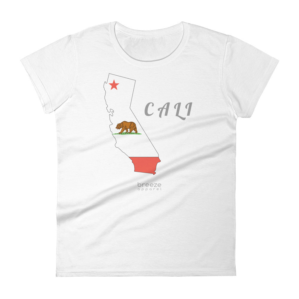 'Cali' women's short-sleeved shirt (16 colors)