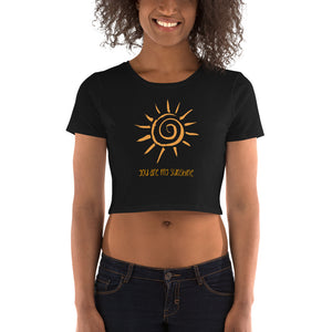 'You are my sunshine' crop top