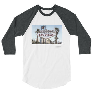 'Welcome to Vegas' unisex 3/4-sleeved shirt