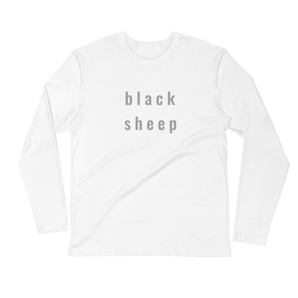 "Black sheep" unisex long-sleeved shirt (slim fit)