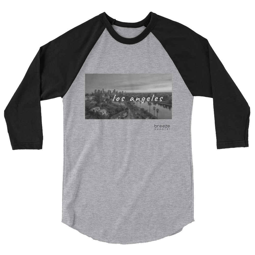 'Los Angeles, California' unisex 3/4-sleeved shirt