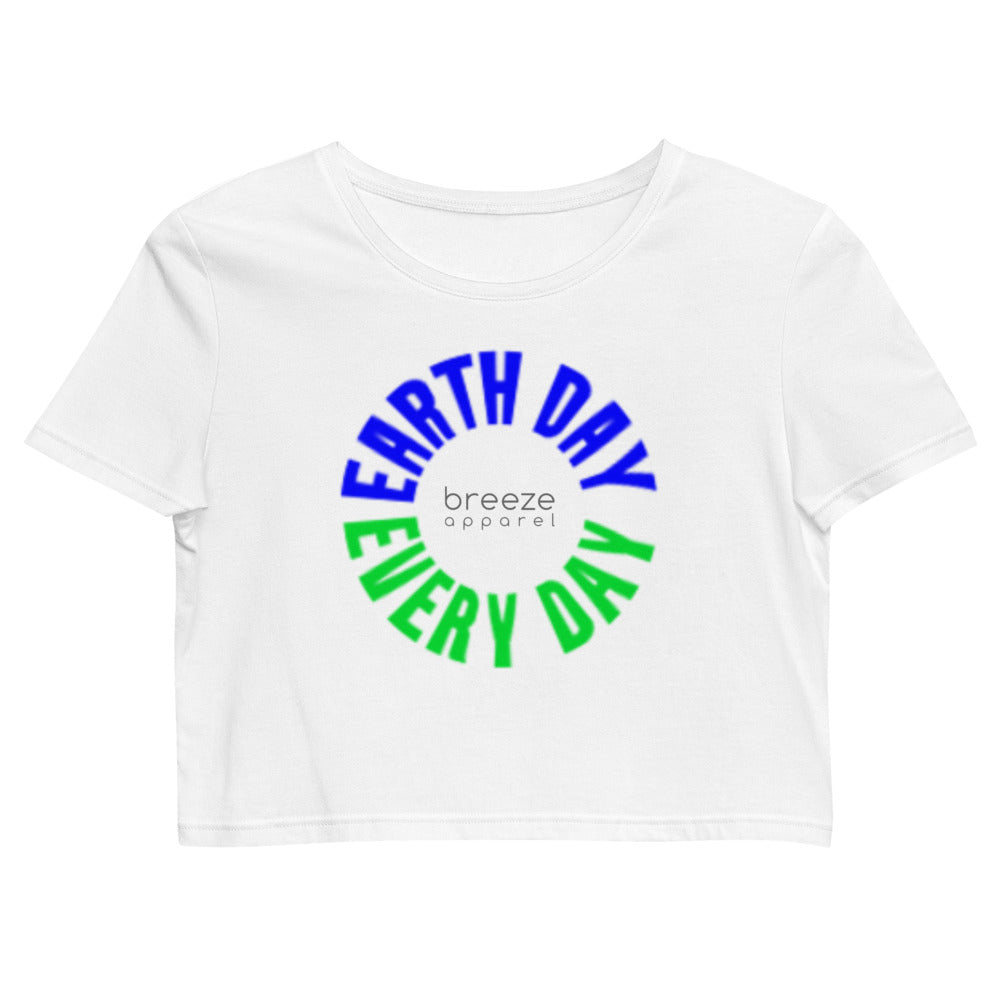'Earth Day Every Day' eco crop top