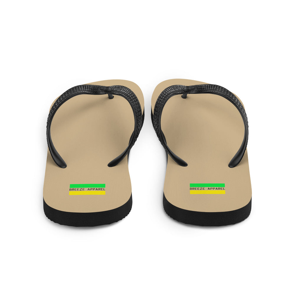 'Jamaican logo' sandals
