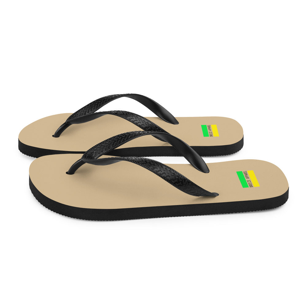 'Jamaican logo' sandals