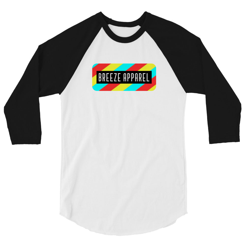 'Stripe Logo' unisex 3/4-sleeved shirt