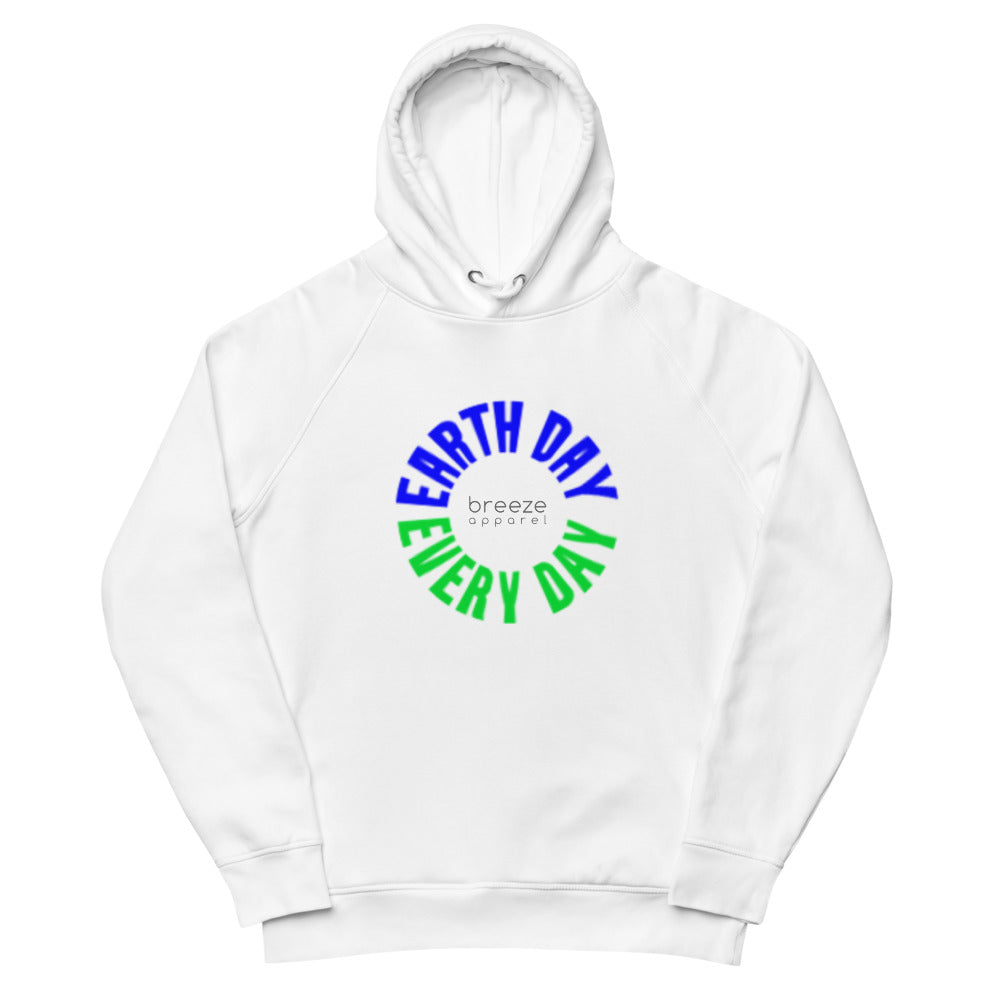 'Earth Day Every Day' unisex eco hoodie