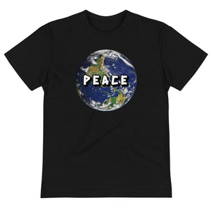 'Peace on Earth' unisex eco tee